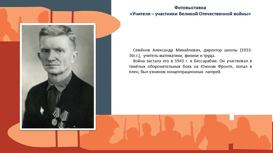 «Учителя - участники Великой Отечественной войны»